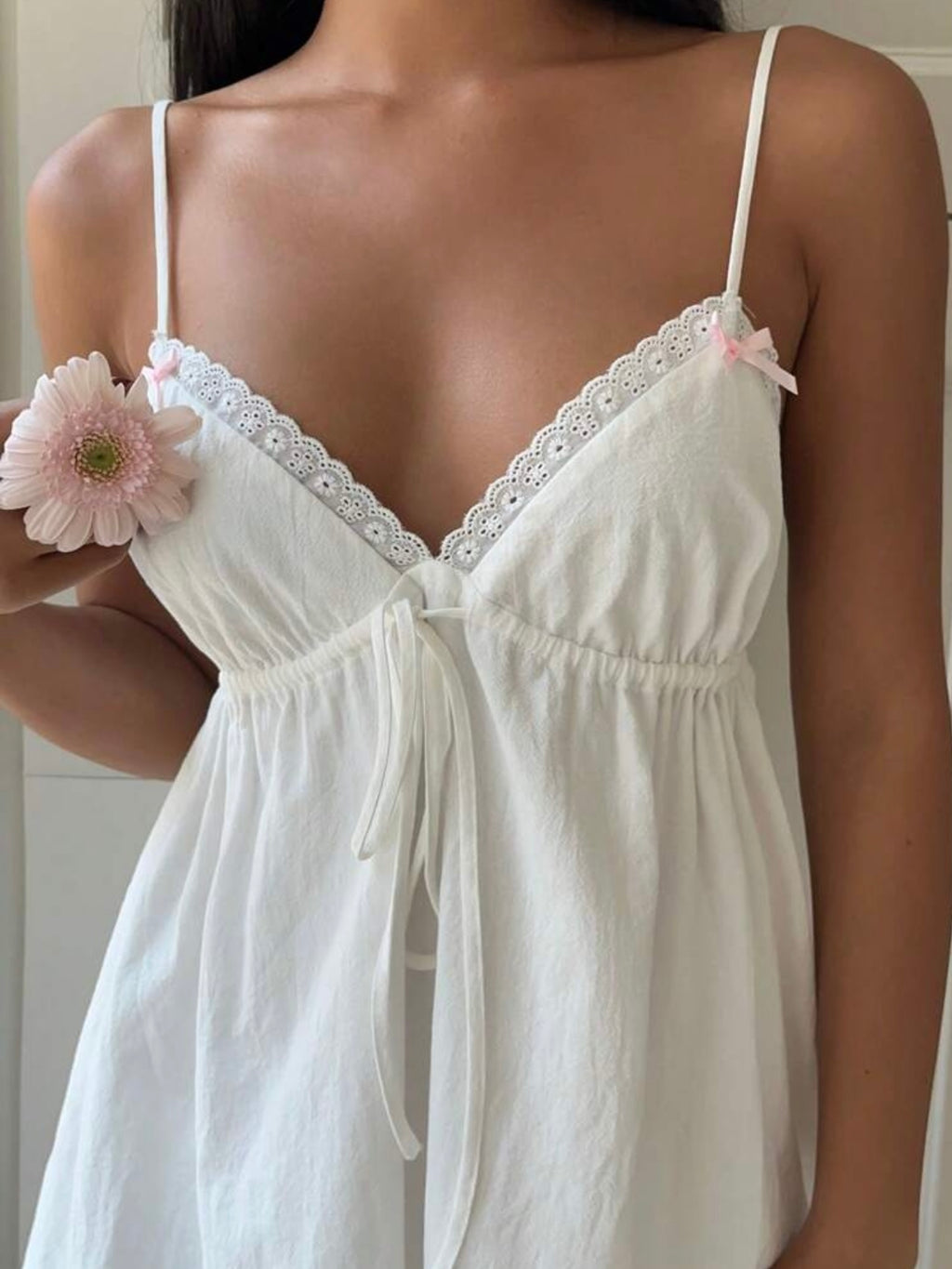 Personalized Embroidery Bridal Babydoll