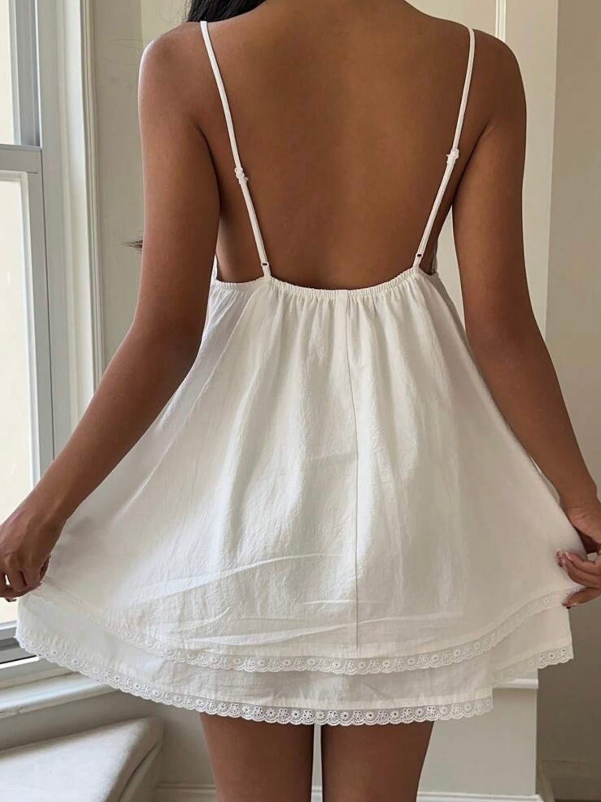 Personalized Embroidery Bridal Babydoll