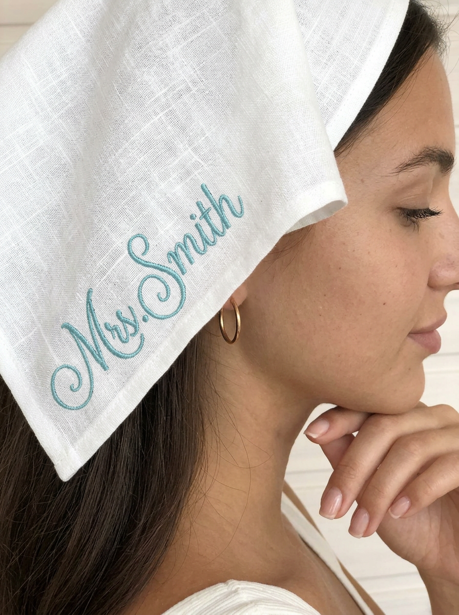 Personalized Embroidery Hairband For Women