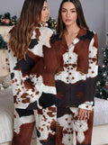 Cowhide Satin Pajama Set