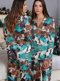 Cowhide Satin Pajama Set