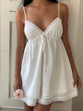 Personalized Embroidery Bridal Babydoll Dress