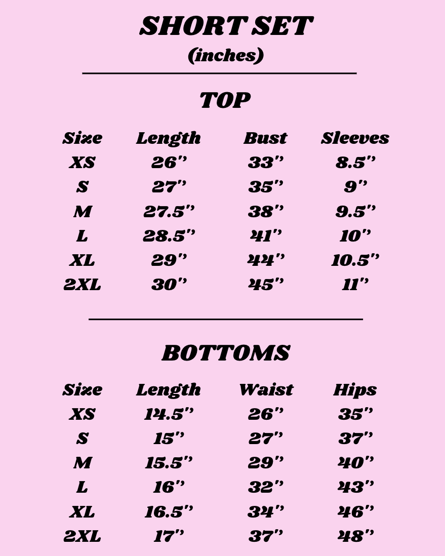 Donuts Pink Satin Pajama Set