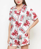 Diet Drinks Satin Pajama Set