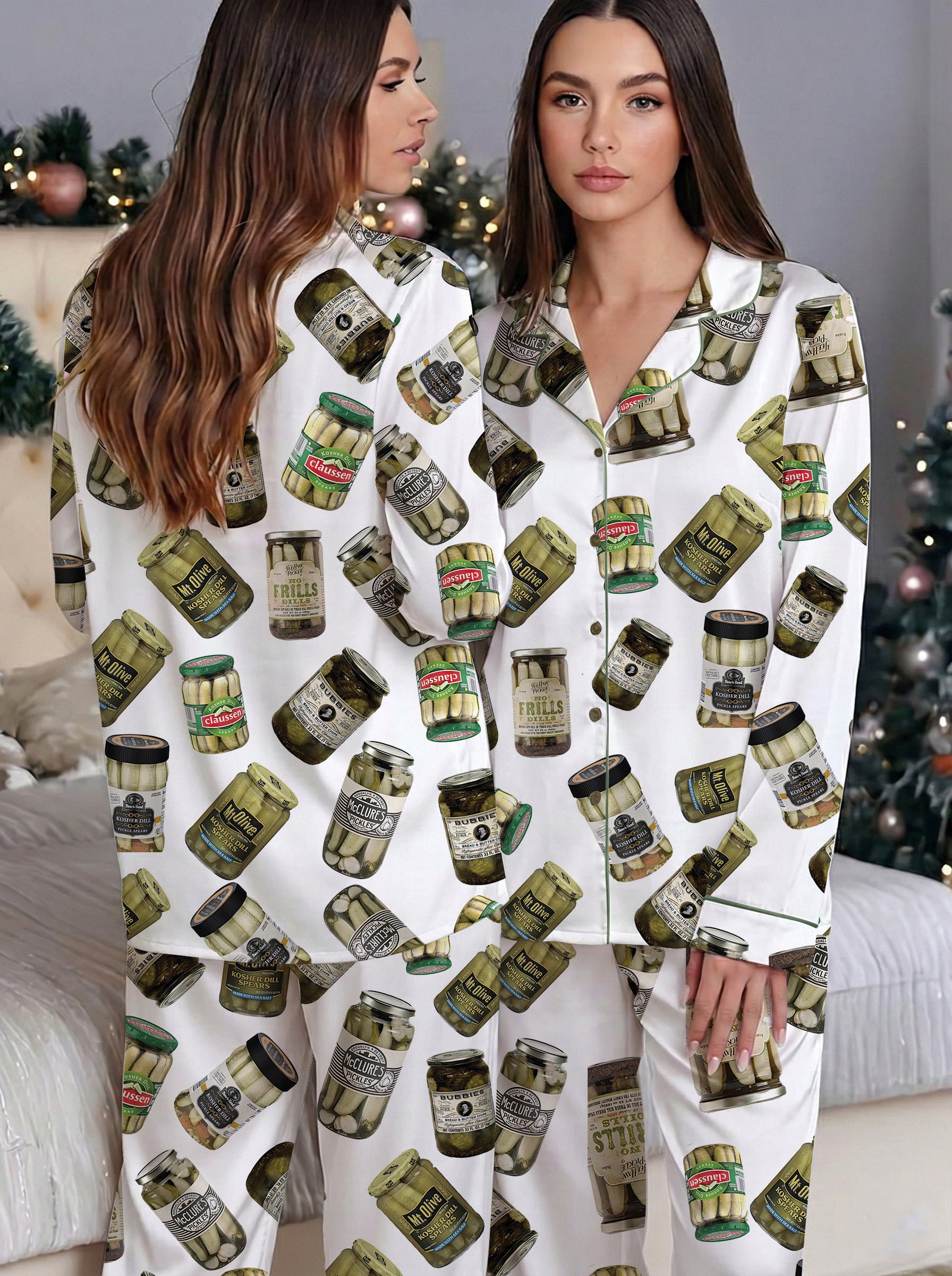 Pickles Satin Pajama Set