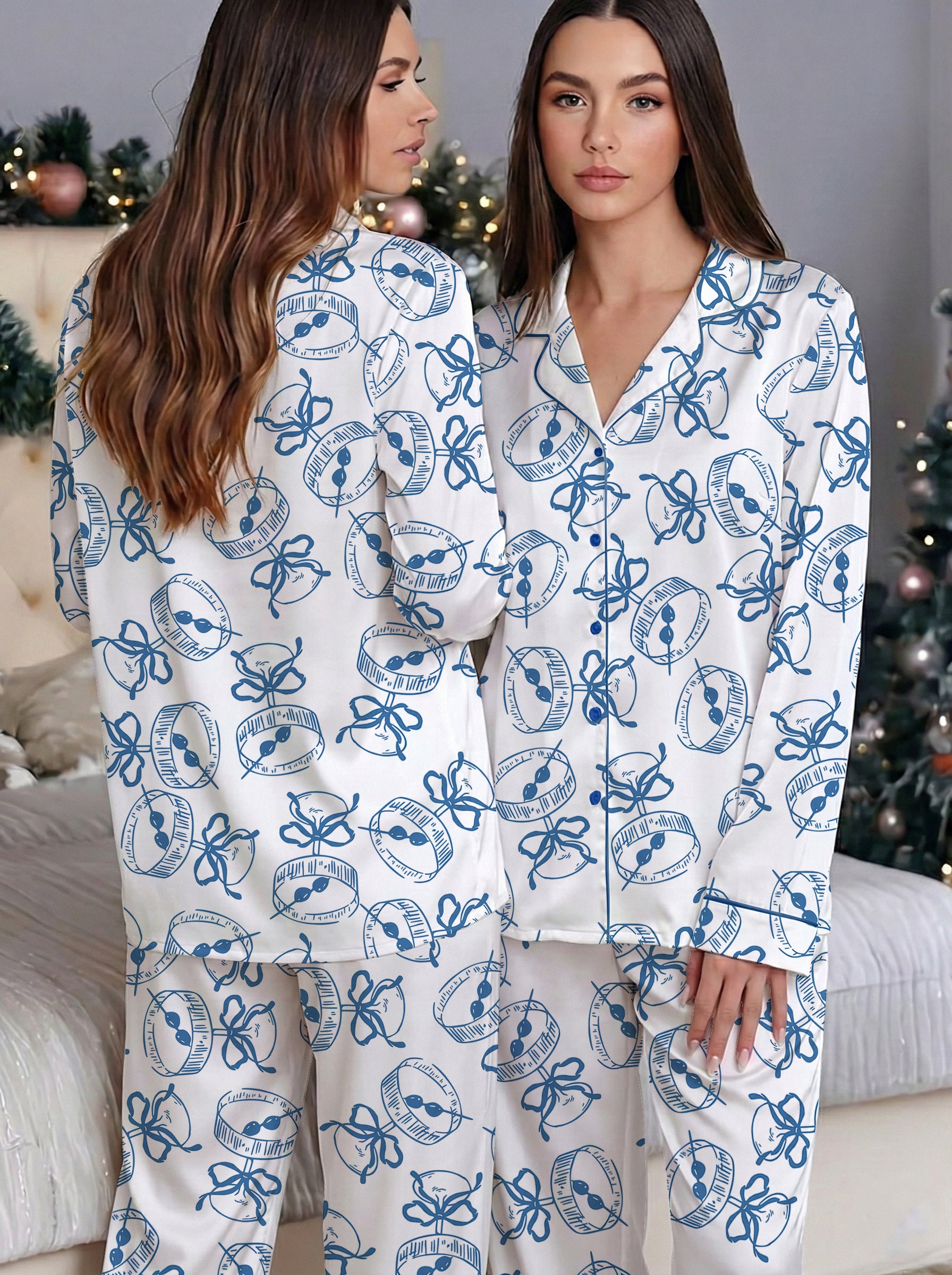 Martini Satin Pajama Set
