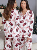 Energy Drinks Satin Pajama Set