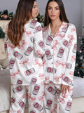 Energy Drinks Satin Pajama Set