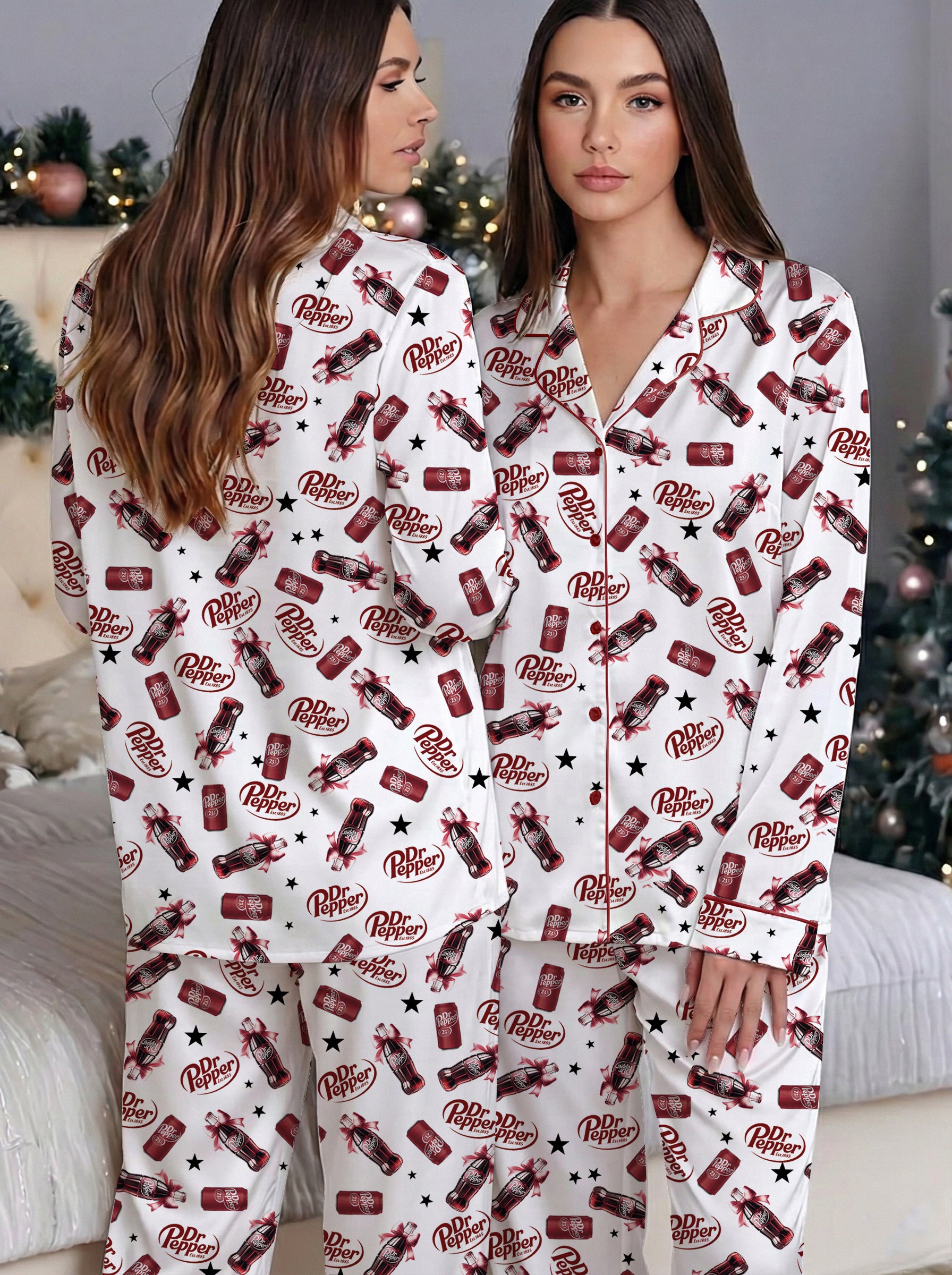 Dr Drinks Satin Pajama Set