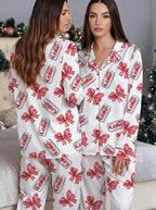 Diet Drinks Satin Pajama Set