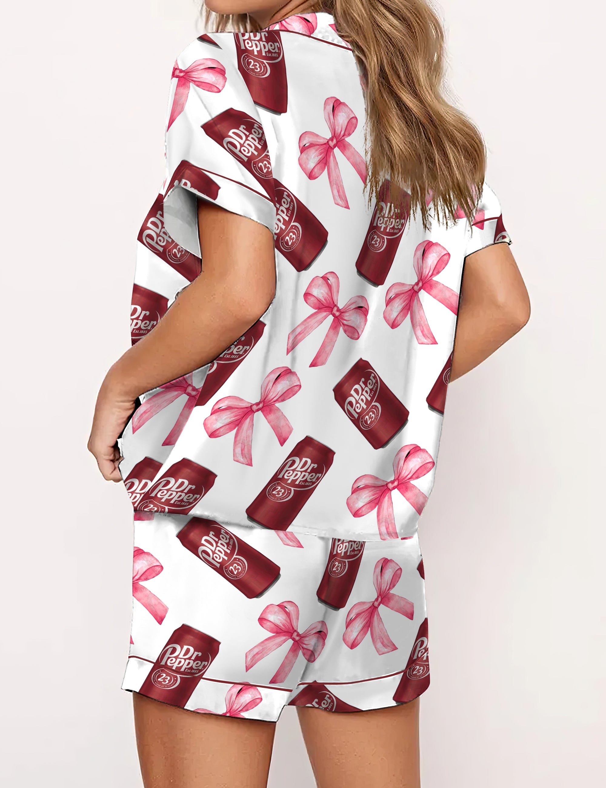 Coquette Drinks Satin Pajama Set